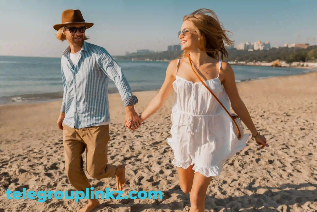 A COUPLE DATING ON A BEACH
DATING TELEGRAM GROUP LINKS